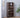 Glass tall walnut bookcase, solid walnut bookcase, walnut bookshelf