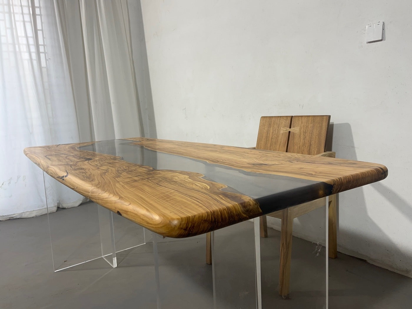 Tischplatte aus klarem Epoxidharz, Tisch aus Epoxidharz, Epoxidharz für Tische