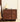 Stylish Cross Design Walnut Wood Nightstand