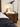 Stylish Cross Design Walnut Wood Nightstand