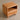 Artisan Crafted Round Leg Cherry Wood Bedside Table