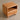 Artisan Crafted Round Leg Cherry Wood Bedside Table