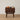 Eclipse Four High Leg Walnut Wood Bedside Table