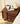 Stylish Cross Design Walnut Wood Nightstand 