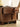 Stylish Cross Design Walnut Wood Nightstand 