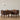 Eclipse Four High Leg Walnut Wood Bedside Table