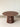 modern round walnut wood dining table, solid walnut round dining table
