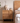 Modern Cross Design White Oak Wood Nightstand 