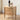 Handcrafted White Oak Wood End Table with 2 Drawers