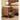 Made to order Black Grain black walnut wood bedside organizer with compartments and sleek finish, designed for stylish storage.