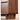 Made-to-order Black Line walnut wood nightstand with a stylish cross design, featuring a smooth surface and modern craftsmanship.