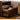 Made to order Black Solid contemporary nightstand with walnut wood finish, featuring clean lines and a sleek design.