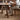 Made to order Circle of Life Walnut Wood Dining Table showcasing smooth, round surface and natural wood grain finish.