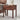 Made-to-order Dark Wood black walnut wood side table with sleek modern design, showcasing smooth finish and elegant craftsmanship.