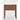 Made-to-order Dark Wood black walnut wood side table with sleek, modern design and smooth finish.