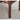 Made to order Dark Wood black walnut wood side table with a sleek, modern design, showcasing smooth finish and elegant craftsmanship.