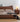 Waning crescent walnut wood bed by Grove Moon, made to order, showcasing smooth curves and natural wood grain details.