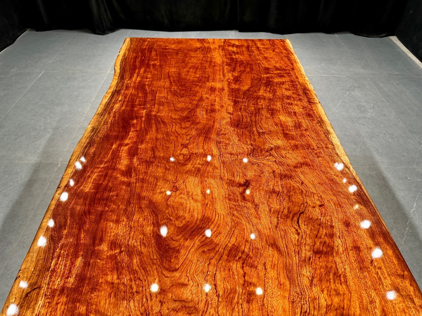 Africa Bubinga Slab Table, Live Edge Table - SlabstudioHongKong