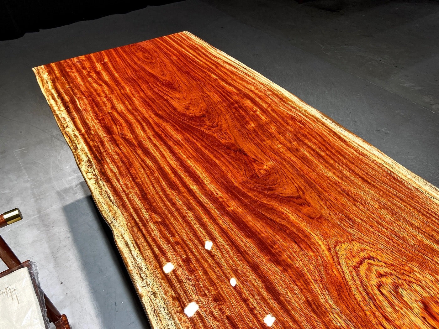 Africa Bubinga Table, Kitchen Table, Resin Table - SlabstudioHongKong