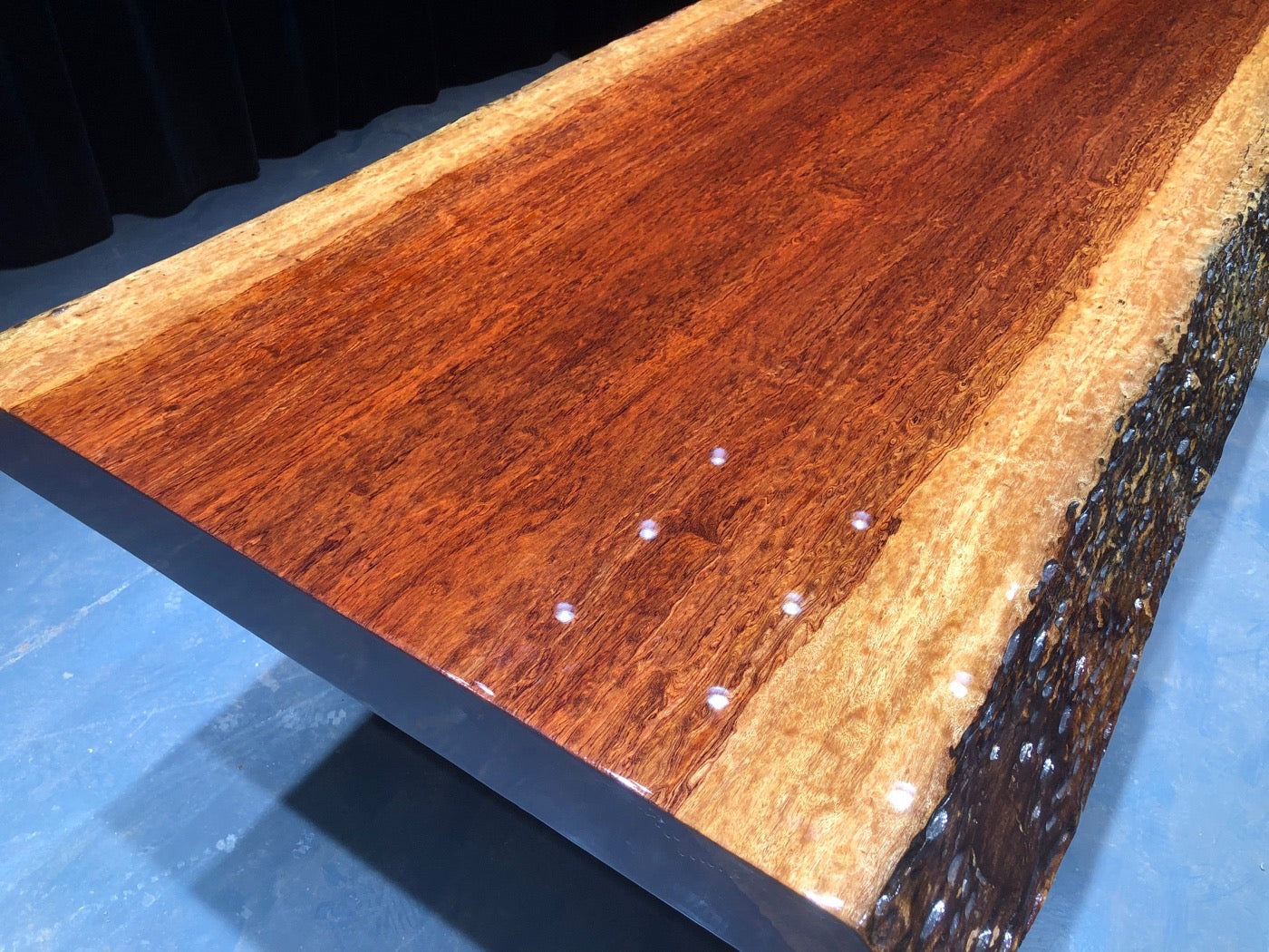 Bubinga Table, Kitchen Table, One Piece Table, Africa Bubinga Wood - SlabstudioHongKong