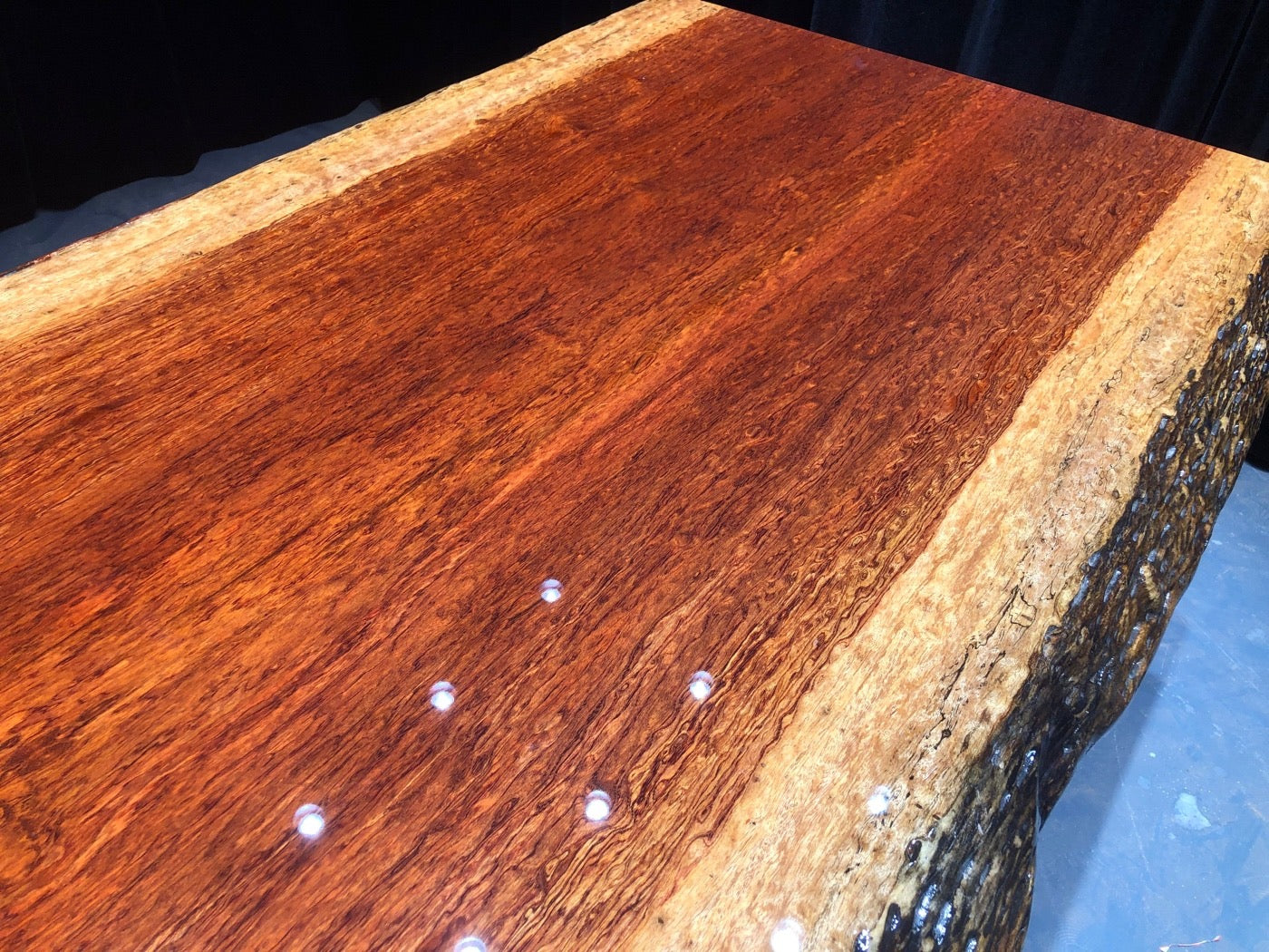 Bubinga Table, Kitchen Table, One Piece Table, Africa Bubinga Wood - SlabstudioHongKong