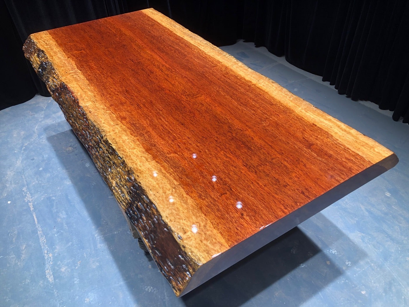 Bubinga Table, Kitchen Table, One Piece Table, Africa Bubinga Wood - SlabstudioHongKong