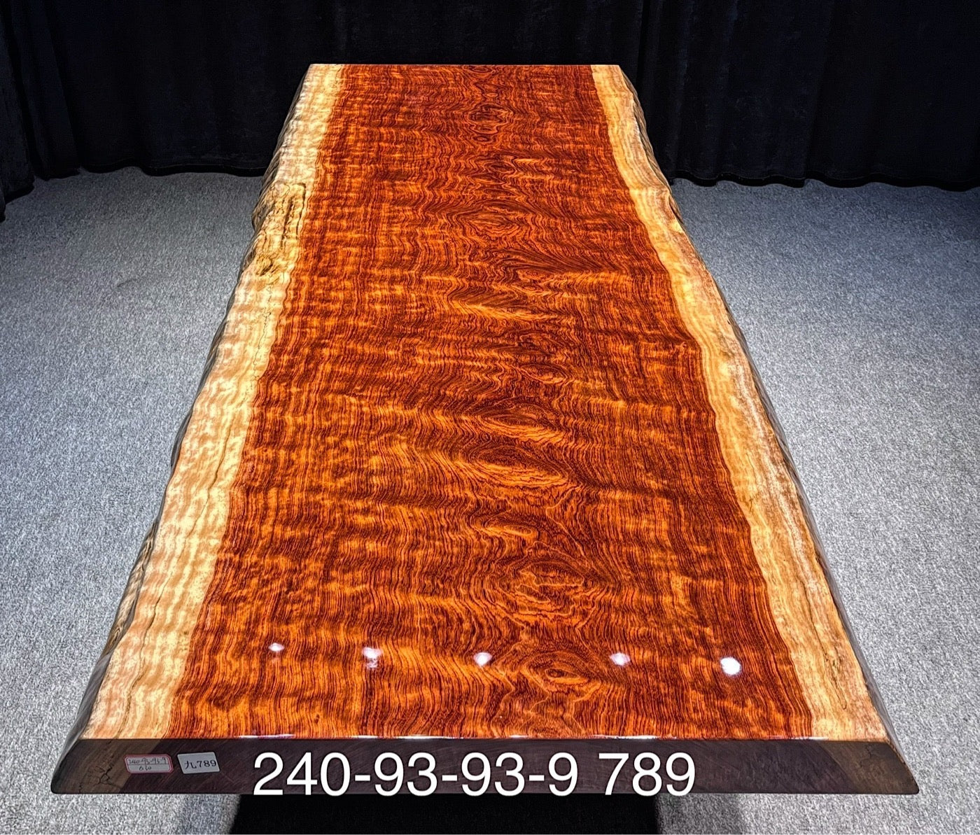Bubinga Table Live Edge Table In USA, Slab Table, Slab Coffee Table - SlabstudioHongKong