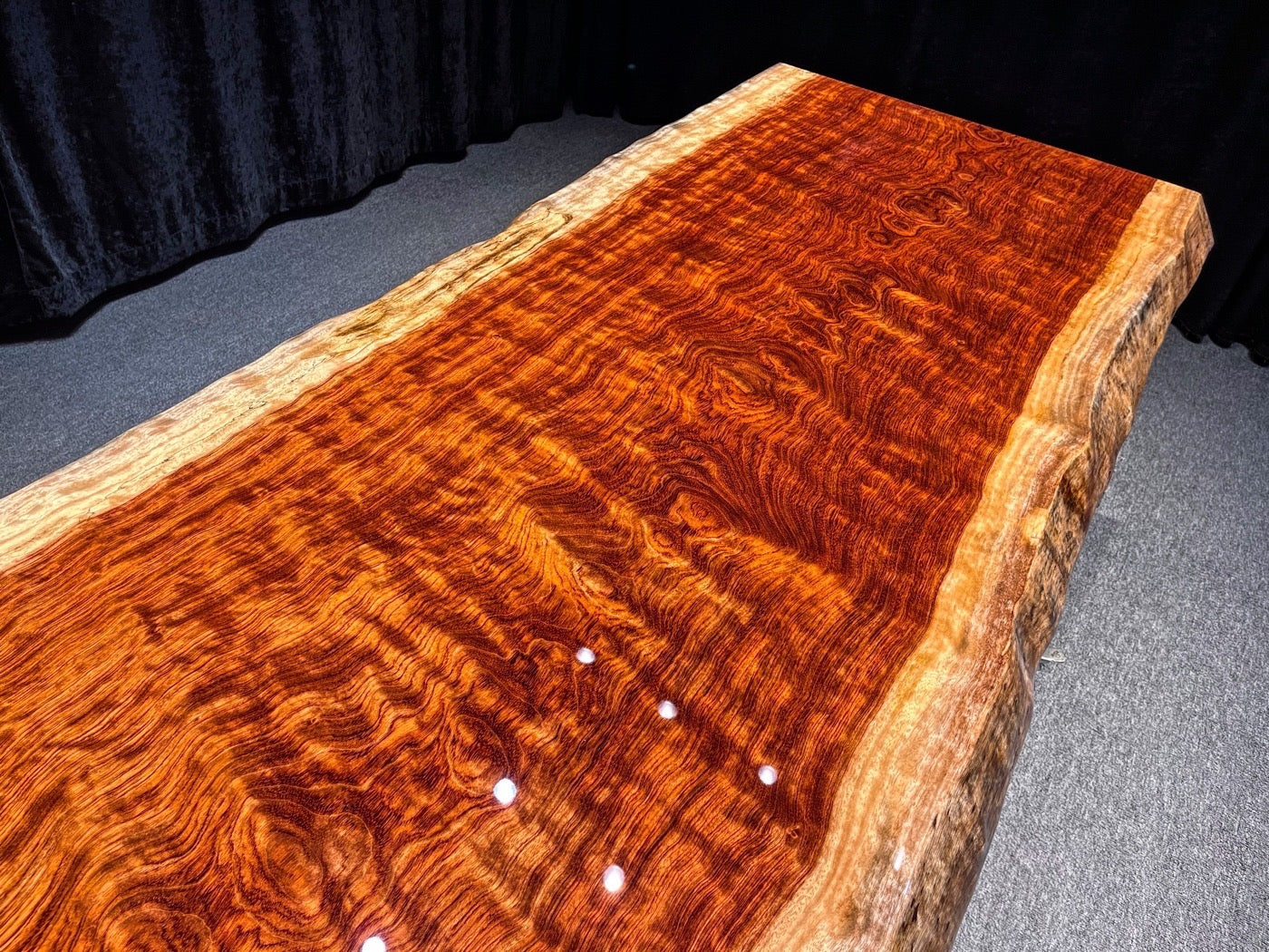Bubinga Table Live Edge Table In USA, Slab Table, Slab Coffee Table - SlabstudioHongKong