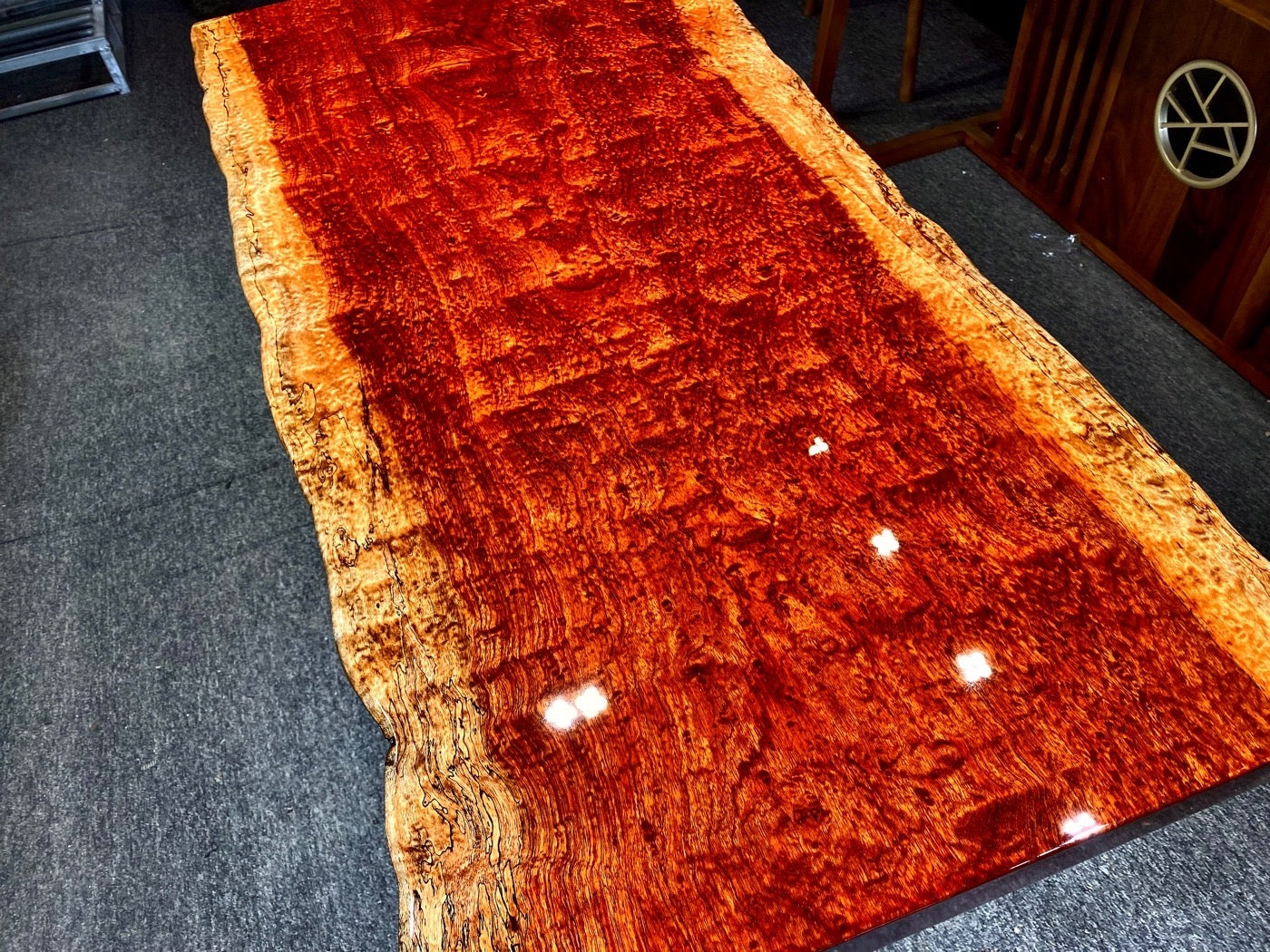 Bubinga Table, Live Edge Table, Wedding Table - SlabstudioHongKong