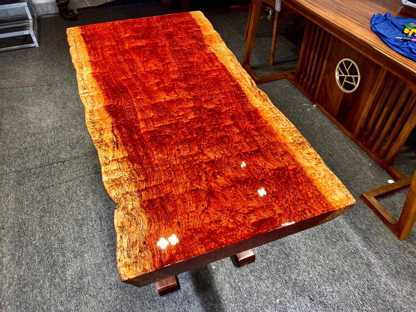 Bubinga Table, Live Edge Table, Wedding Table - SlabstudioHongKong