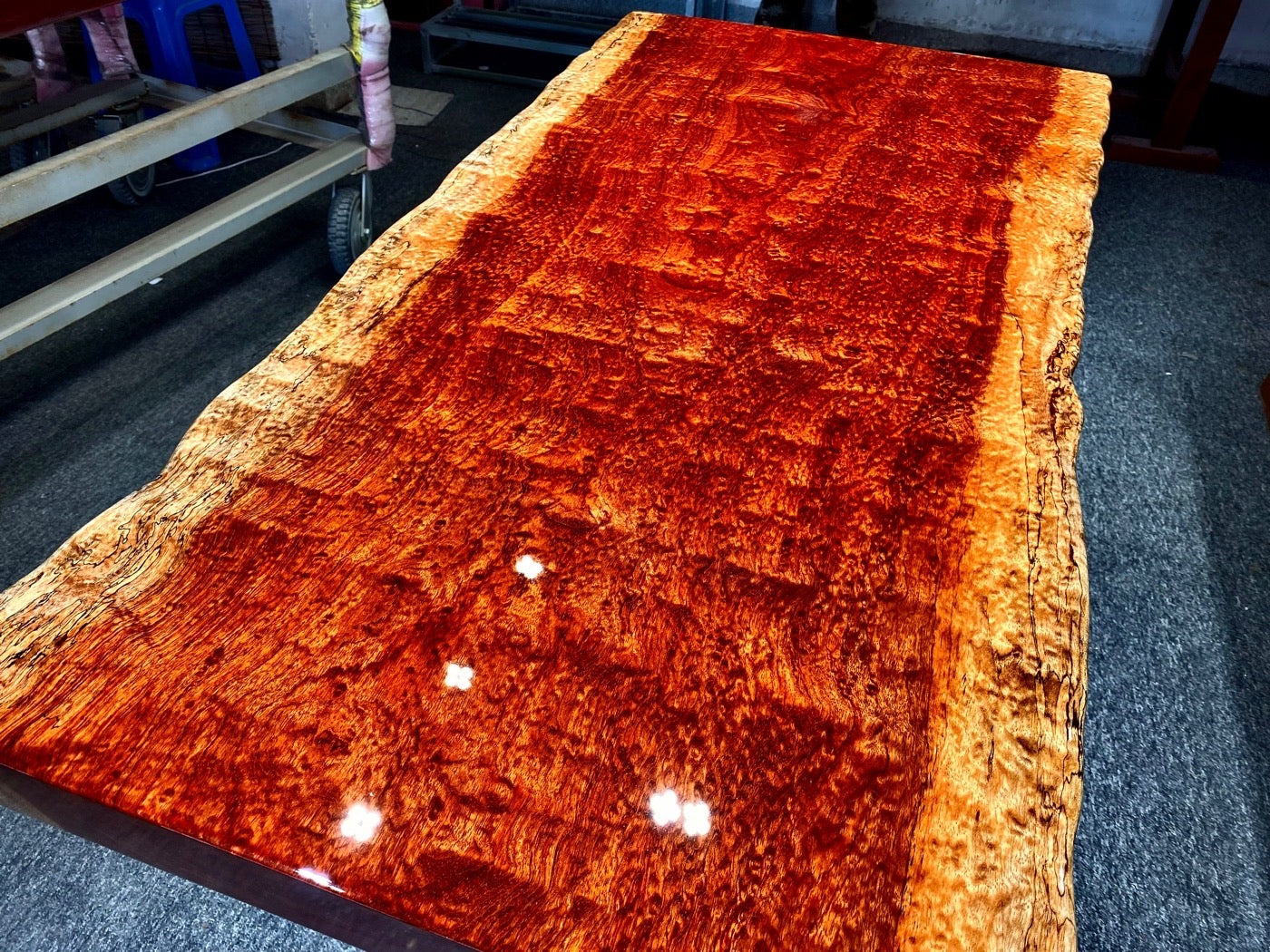 Bubinga Table, Live Edge Table, Wedding Table - SlabstudioHongKong