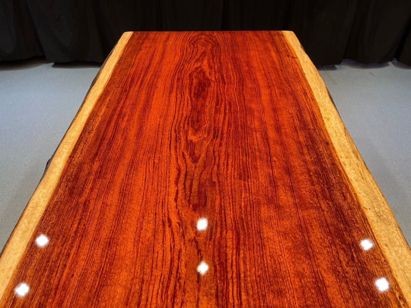 Bubinga Wood Dining Table, Live Edge Dining Table - SlabstudioHongKong