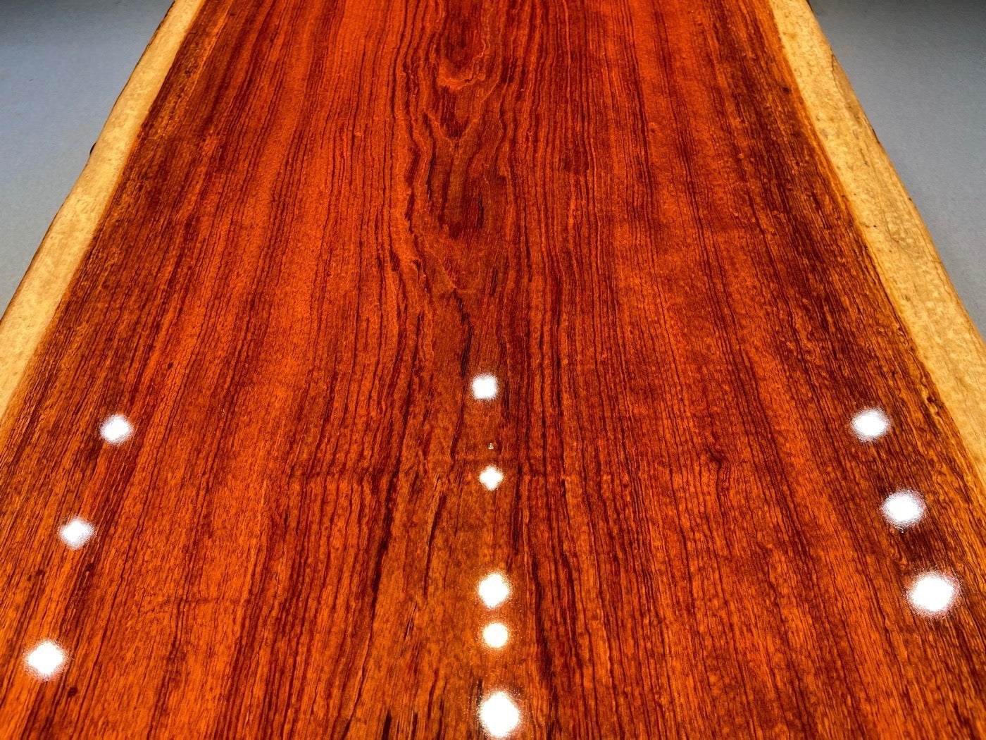 Bubinga Wood Dining Table, Live Edge Dining Table - SlabstudioHongKong