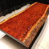 Live Edge Bubinga Dining Table, Wood Dining Table - SlabstudioHongKong