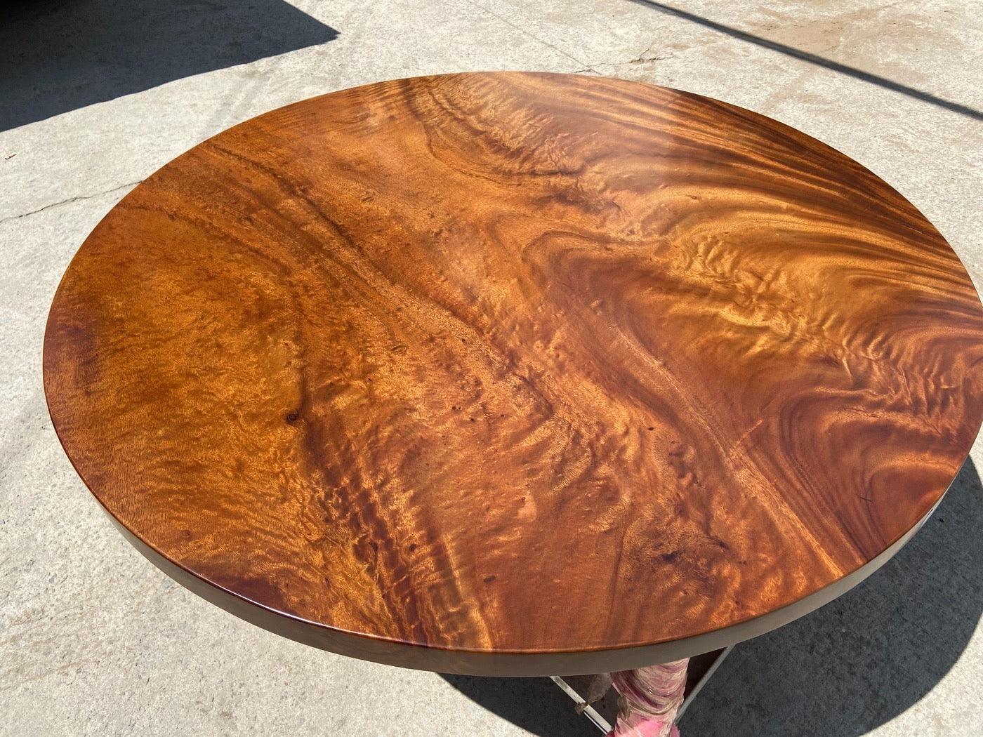 wood round table, unfinished wood round table top - SlabstudioHongKong