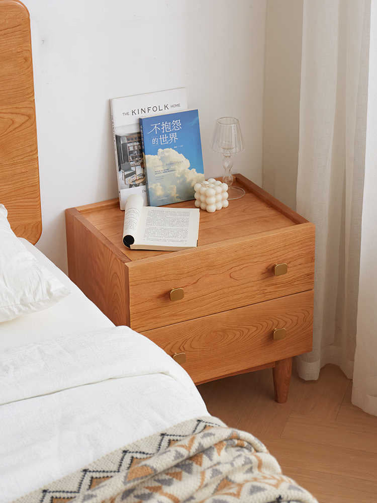 Charming Cottage Golden Knob Nightstand 