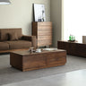 craftsman style coffee table walnut wood, solid wood coffee table - SlabstudioHongKong