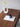 Nordic Snow Sliding Door Black Walnut Wood Coffee Table