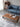 Nordic Snow Sliding Door Black Walnut Wood Coffee Table