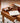 Visionary Glass Surface Drawer Solid Cherry Wood Coffee Table