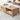 solid oak wood coffee table, solid wood oak coffee table - SlabstudioHongKong