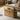 High Elliptical Cylinder Solid White Oak Wood Coffee Table