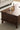 American Retro Black Walnut Wood Coffee Table with 2 Drawers