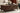 American Multi-Drawers Black Walnut Wood Coffee Table