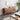 Elegant Lines of Drawers Natural Walnut Wood Sideboard
