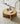 Triangle Leg Design Oak Wood Round Coffee Table
