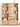 Natural Solid White Oak Wood Open Bookcase with Shelves