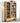 Nova Matching Two Piece Oak Wood Bookcase
