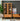 Solid American Cherry Wood Bookcase with Glass Doors