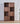 Crescent Contemporary Balance Walnut Wood Bookcase